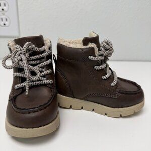 OshKosh B'Gosh Silvio Toddler Boy/Girl faux leather Ankle Boots Size 5M